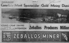 Troubadour将收购历史悠久的淘金热时代Zeballos采矿营地