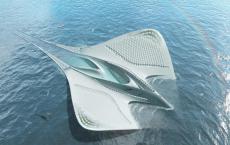建筑师Jacques Rougerie设想漂浮城市作为流动实验室