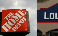 由于可以全天候定购购物者涌向Lowe's和Home Depot